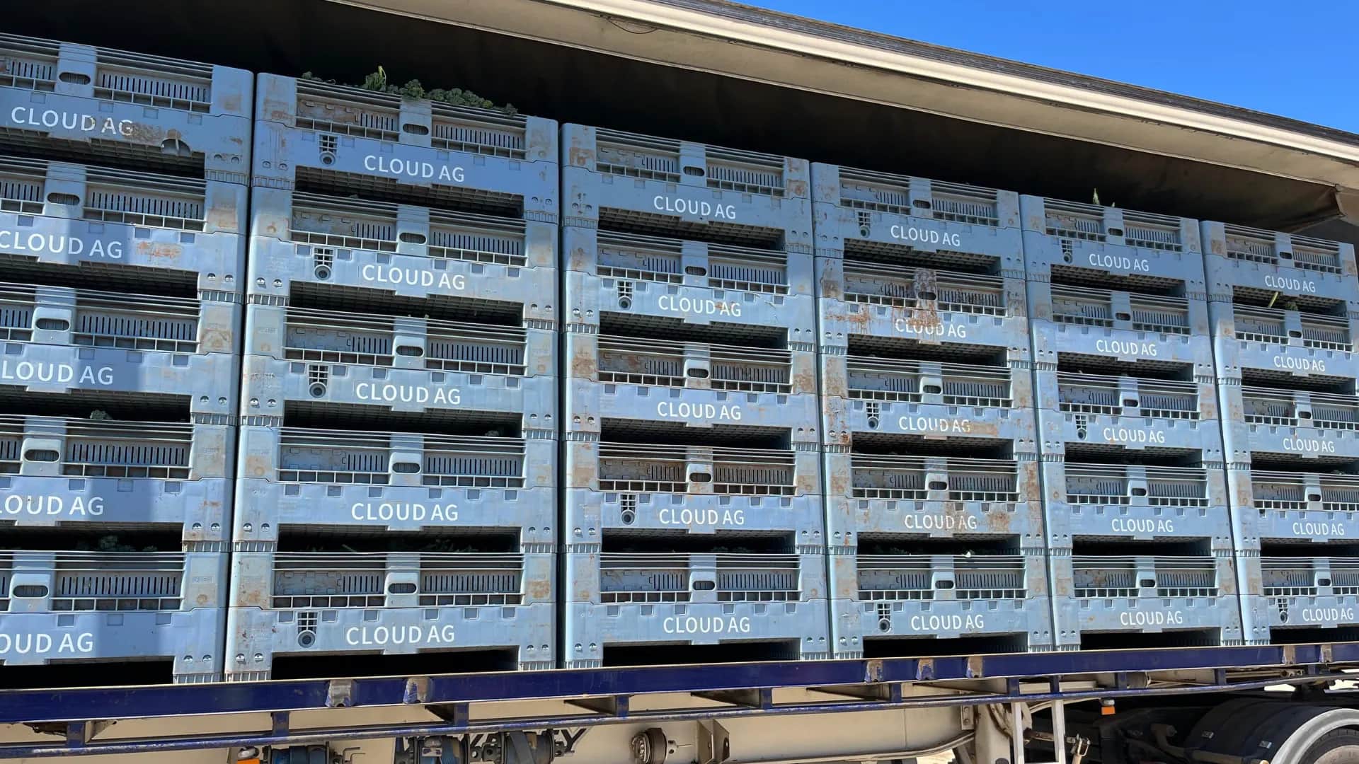 Agriculture — plastic pallets and material handling